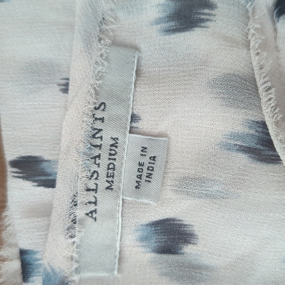 All Saints Deirdre Ruffle Dress size Small - Picture 7 of 9